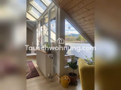 Tauschwohnung: Helle DG Wohnung mit Münsterblick
