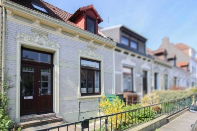 Charmantes Reihenmittelhaus mit sonnigem Garten in Bremen-Gröpelingen