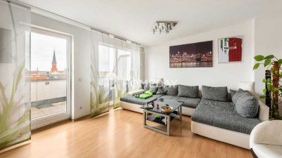 Stilvolle 2-Zimmer-Penthouse-Wohnung mit traumhafter Dachterrasse und Tiefgaragenplatz