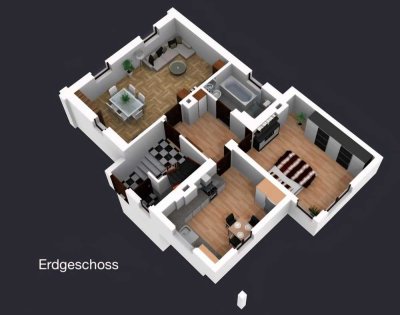 Erstbezug nach Sanierung mit Einbauküche: Stilvolle 2-Zimmer-Hochparterre-Wohnung
