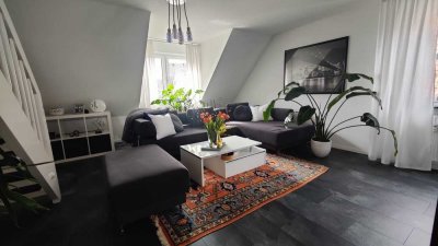 4,5-Zimmer-Maisonette-Wohnung mit Balkon – Wohnen auf zwei Ebenen in Freiberg am Neckar