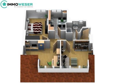 Urbanes Wohnen über den Dächern der Neustadt – charmante Dachgeschosswohnung in zentraler Lage