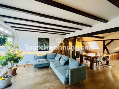 Tauschwohnung: Biete Luxus 4 Zi/Sauna/Terrasse, such 3/4Zimmer, Ringtausch?