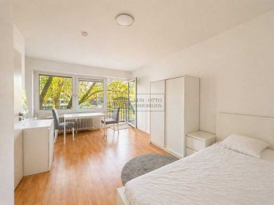 Kapitalanlage in Bestlage Köln: Vermietetes 1-Zimmer-Apartment mit Balkon
