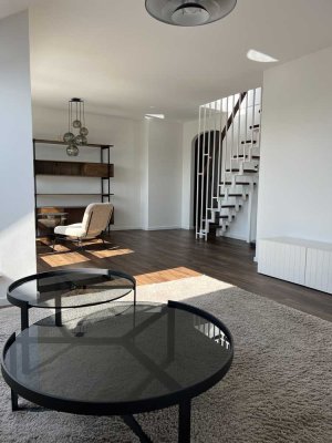 Renovierte und möblierte Maisonettewohnung in Schwieberdingen *Einbauküche*2x Balkon*Klimaanlage*TG
