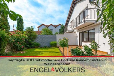 Gepflegte DHH mit modernem Bad und kleinem Garten in Weinbergnähe!