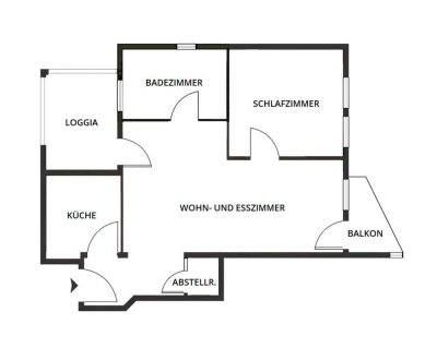 Frisch renovierte 2-Zimmer-Wohnung mit Loggia, TG-Stellplatz & EBK in Öhringen – jetzt bewerben