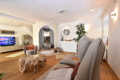 Mittendrin: Penthouse + 156 m² Sonnenterrasse + 360m²Garten
