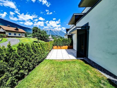 NEUBAU: 3-Zimmer-Wohnung in sonniger Aussichtslage mit Terrasse und Garten!