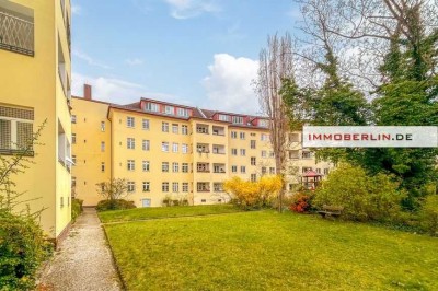 IMMOBERLIN.DE - Charmante Wohnung mit Loggia in beliebter Lage nahe Brixplatz