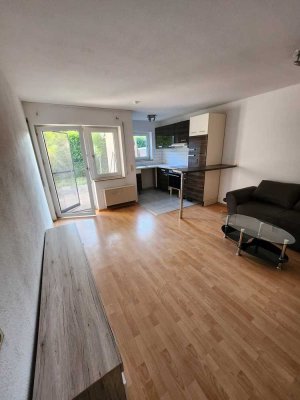 Schöne, helle 2-Zimmer-Wohnung mit Terrasse und Grünfläche in Ottmarsheim