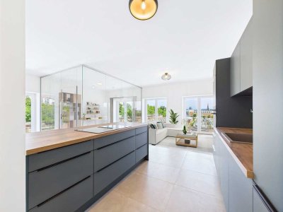 Exklusives Wohnen mit Geschichte: Designwohnung im denkmalgeschützten PFAFF-Verwaltungsgebäude