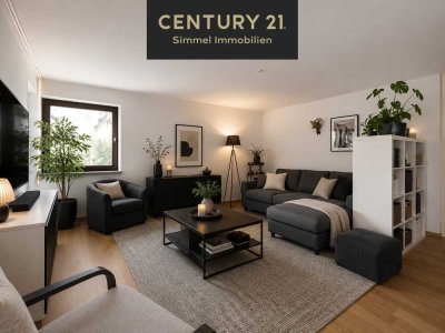 Sofort bezugsfertig! Helle 1-Zimmer-Wohnung mit separater Küche und überdachtem Balkon