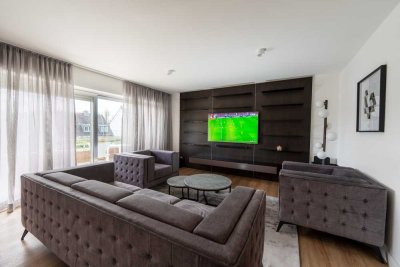 Geschmackvolle  3-Zimmer-Wohnung voll möbliert mit gehobener Innenausstattung in Meerbusch