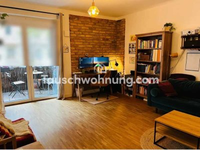 Tauschwohnung: 3 Zi Neubau m. gr. Balkon und Privat-Garten geg. 4 bis 5 Zi
