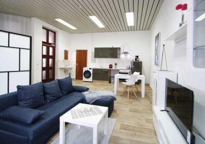 Amberg Innenstadt: Herrliches 39qm-Apartment, neu renoviert, nagelneu und vollständig eingerichtet
