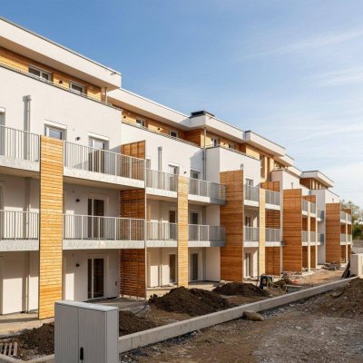 ERSTBEZUG: Westseitig gelegene Dachterrassenwohnung