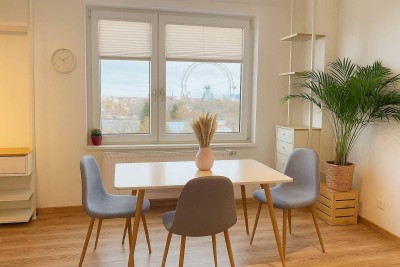 Fully Furnished Apartment in Vienna on Praterstraße – Stunning Giant Ferris Wheel View