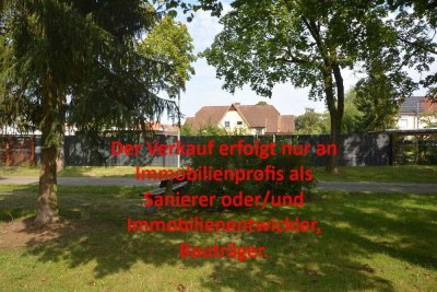 Sanierungsfall aus Nachlass mit Doppelhaus auf großem Grund nur für Entwickler und Immoprofis