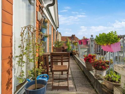 Charmante 3-Zimmer-Dachgeschosswohnung in einem gepflegten 8-Parteien-Haus nähe Aasee