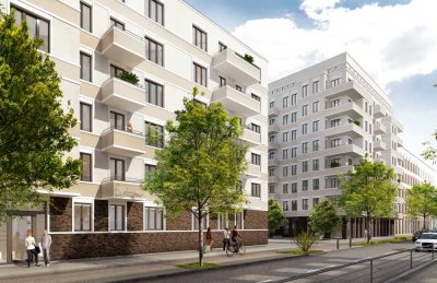 Modern, ruhig, hochwertig: 2-Zimmer mit Wohnküche & Balkon  im Neubau