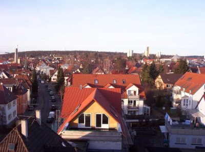 Zentrales wohnen über den Dächern Sindelfingens mit großer Dachterrasse, ohne Makler