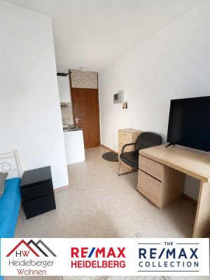 Schönes 1Z-Appartment, 17,7qm, mit Pantry-Küche, Balkon und Bad im EG