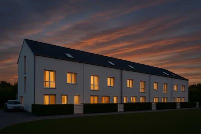 Neubau-Reihenhäuser in Großmehring – KfW-40-EE-Standard mit Carport, PV & Stellplatz inklusive!