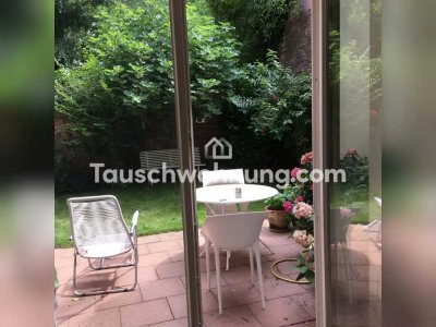 Tauschwohnung: Sehr schöne Wohnung in der Weststadt mit eigenem Garten