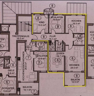 Helle 3,5-Zimmer Wohnung mit Balkon in Füssen