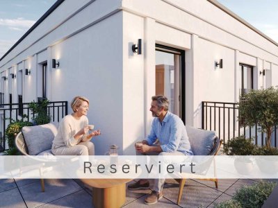 Reserviert 2-Zimmer Neubauwohnung mit Süd-Balkon im Kö-Karree - nur 80m von der Königsallee entfernt