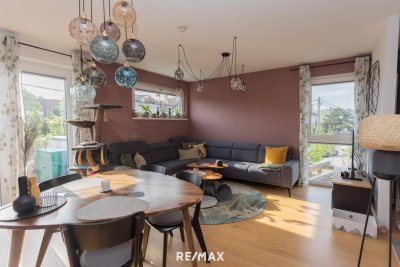 VIERZIMMER-BALKONWOHNUNG IN ESSLING