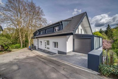 Stilvoll renovierte Doppelhaushälfte mit unverbaubarem Naturpanorama