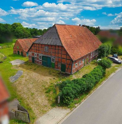Historische Hofstelle mit Entwicklungspotenzial – Nähe Hamburg, im Biosphärenreservat Elbtalaue