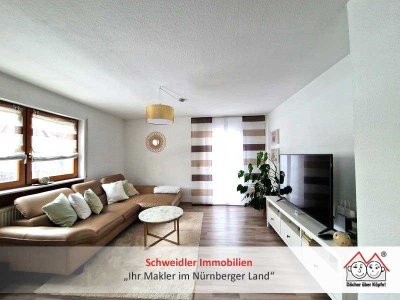 Tolle 2-PLUS-1-Raum-Wohnung mit Balkon und Garage in Schnaittach zur Miete
