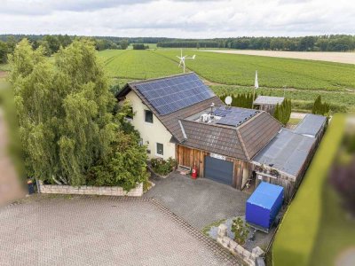 Freiraum, Weitblick & das gute Gefühl, angekommen zu sein – Einfamilienhaus am Feldrand �