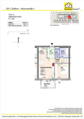 Nachmieter:in gesucht: Moderne 2-Zimmer Neubau Wohnung mit Balkon und Carport
