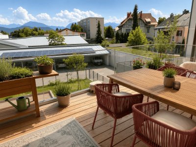Nachmieter gesucht ab 01.08. – Charmante 3-Zimmer-Wohnung mit großem Balkon, Carport &amp; Karawankenblick