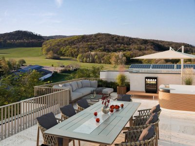 Stilvolle Dachgeschoßwohnung mit Terrasse und Dachterrasse