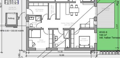 Erstbezug: Großzügige 3-Zimmer-Wohnung mit Balkon und gehobener Innenausstattung in Karlsbad
