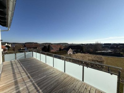 Platz wie im Haus! 5-Zi.-Maisonette-WHG mit Balkon, traumhaftem Weitblick & 26.250 € KfW-Förderung