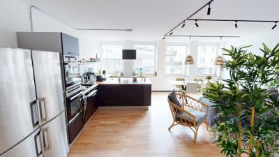 Voll möbliertes Privatzimmer im zentralen Co-Living-Haus Düsseldorf