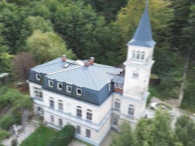 Exklusives Dachgeschoß-Juwel in historischem Gebäude mit großem Gartenanteil