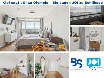JO zur ersten Wasserlinie! Kernsanierte Wohnung in Schilksee ganz oben!