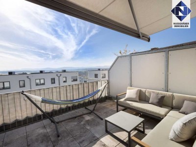 Licht, Luft, Lebensfreude: Elegantes, großzügiges Reihenhaus mit Dachterrasse und Weitsicht