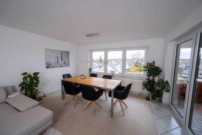 Helle 3-Zimmer-Wohnung mit traumhaftem Fernblick ins Grüne – modernisiert & energieeffizient