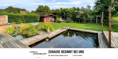 Lebensqualität pur – 200 Quadratmeter Wohnfläche und Garten zum Entspannen