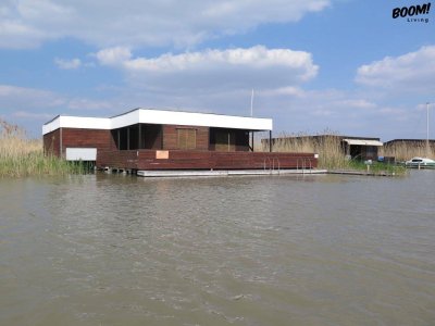Seehütte inkl Dachterrasse mit Wasseranschluss mit Sicht auf Rust