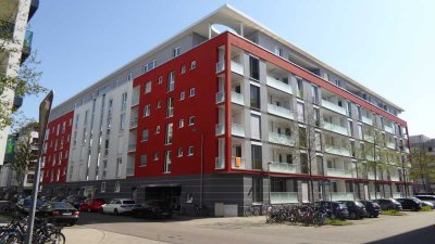 Neuwertige 2-Zimmer-Wohnung mit Balkon und EBK in Karlsruhe Citypark