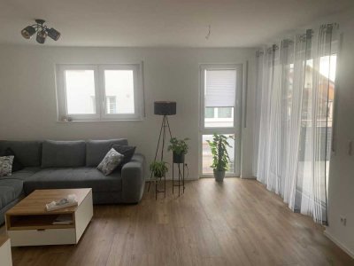 Moderne 3-Zimmer-Maisonette-Wohnung mit Balkon in Langenbrettach